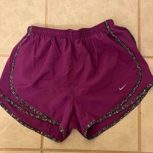 Nike Women's Magenta Athletic Shorts